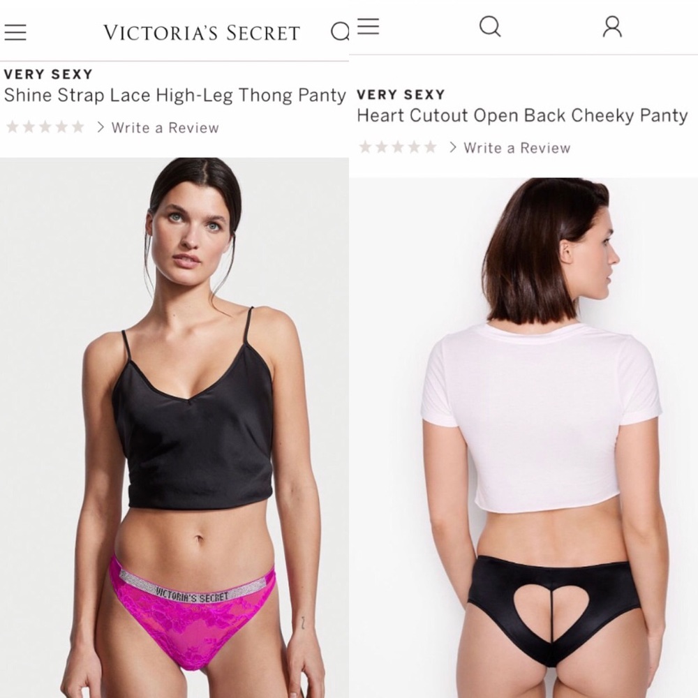 GET MAJOR DEAL WHEN BUYING BOTH VICTORIA’S SECRET*BRAND NEW* PANTYS 😉